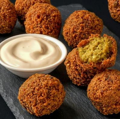 Get things started with grilled halloumi, hummus, falafel and more.