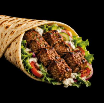 Shish, kofta, doner, shawarma and falafel, all wrapped up with flavour.