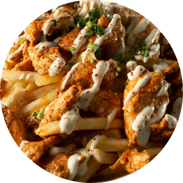 Delicious loaded fries available to order from Loaded Stack Bunz in Leicester