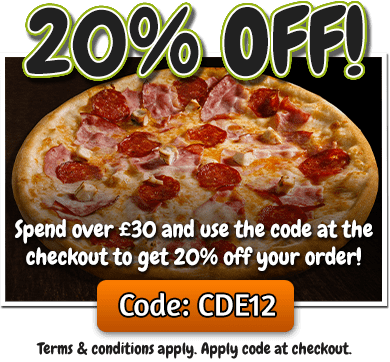 Spend over £30 online and get 20% off your order! Simply use code CDE12 at the checkout.