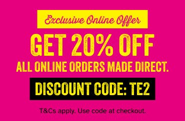 Save money on your online order with our discount code Save money on your online order with our discount code