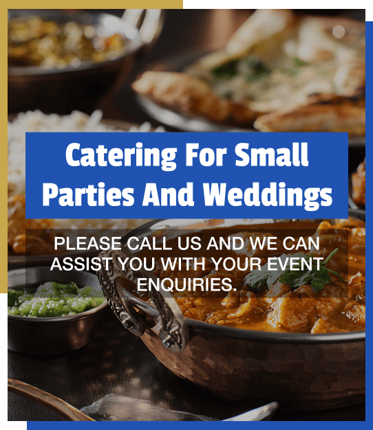 We cater for small parties and weddings. Please call us and we can help you!