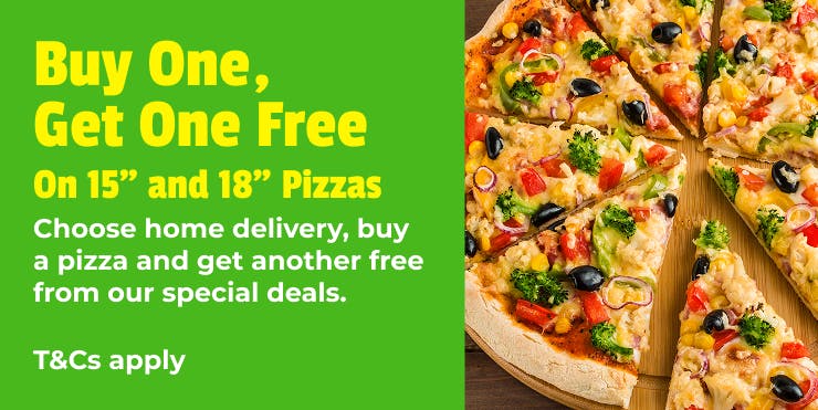 Buy one get one free on our 15