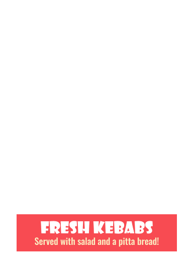 Order delicious kebabs from 321 Pizza in Cheltenham!