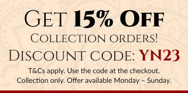 Save money on your online order with our discount code