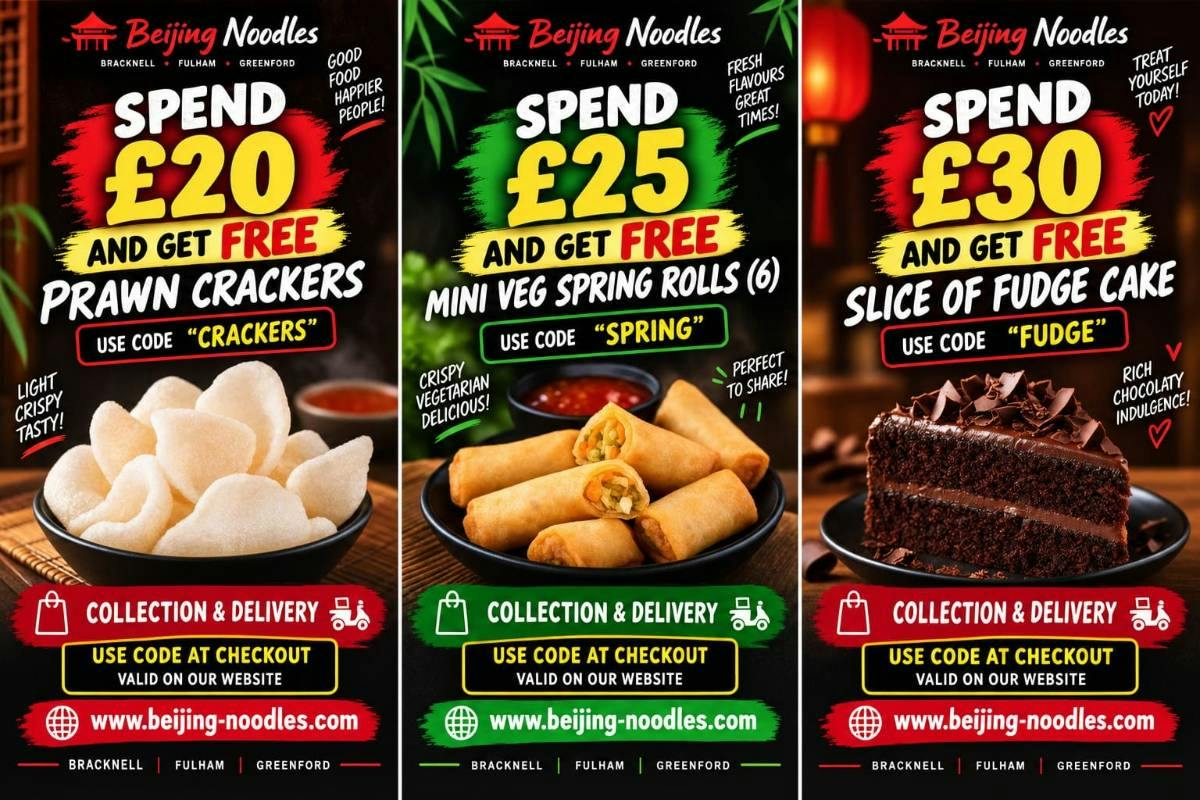 Get freebies with your online order when using the discount codes at the checkout! T&Cs and min spend apply.