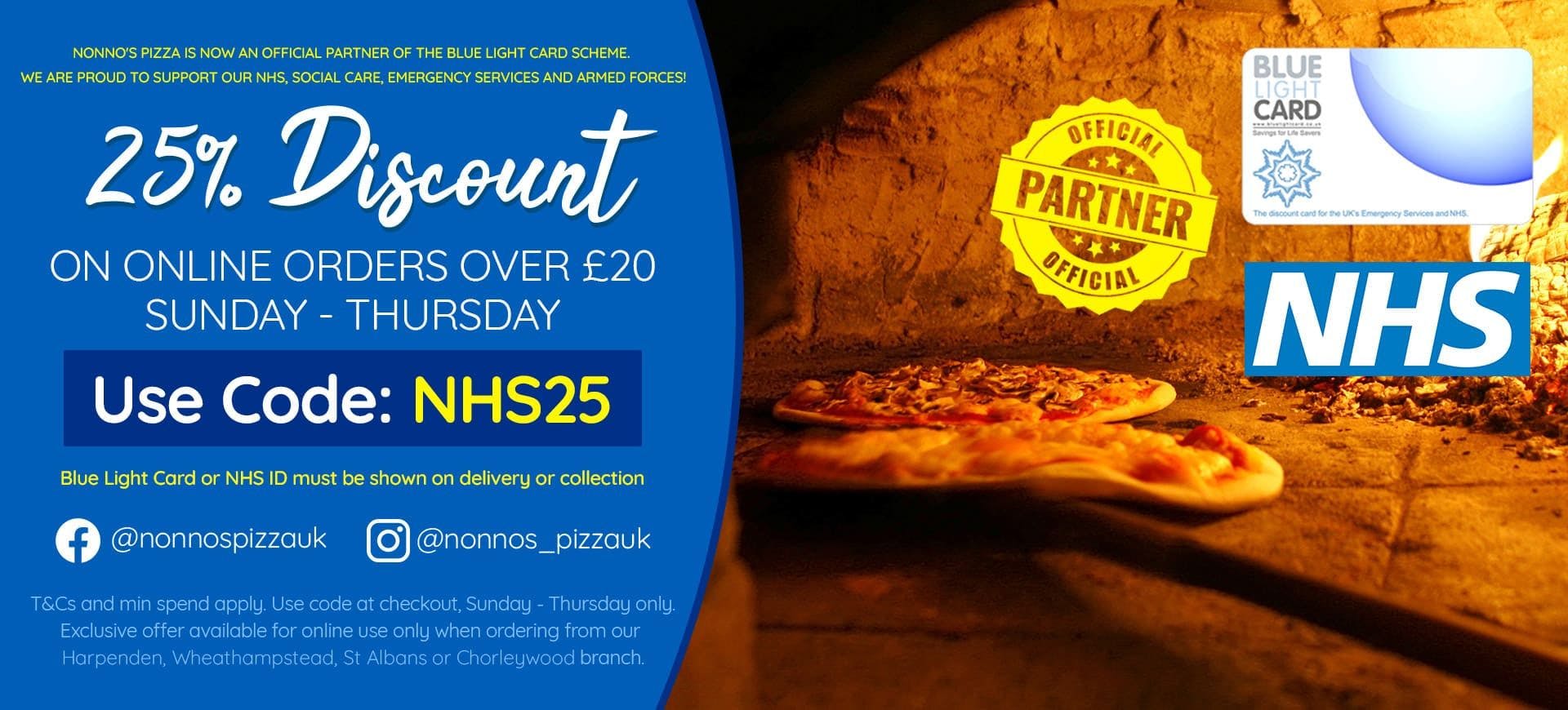 Nonnos Pizza St Albans Pizza Takeaway In St Albans