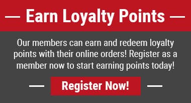 Earn loyalty points when you register as a member today!