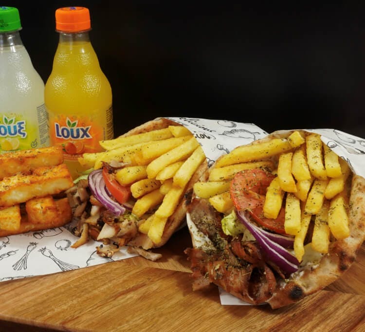 Grab a gyros from Dominics Pizza - the best Pizza Takeaway in Addlestone
