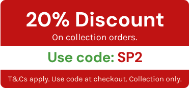 20% off Collection orders with code SP2
