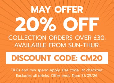 Save on your collection order when you use our discount code at checkout! T&Cs apply. Save on your collection order when you use our discount code at checkout! T&Cs apply.