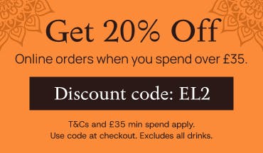 Get 25% off your online order when you spend £35 or more! Use discount code at checkout. T&Cs apply.