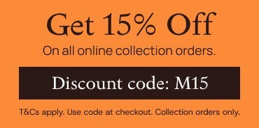Save money on your online order with our discount code