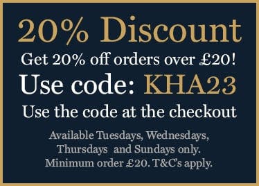 Get 20% off orders over £20!