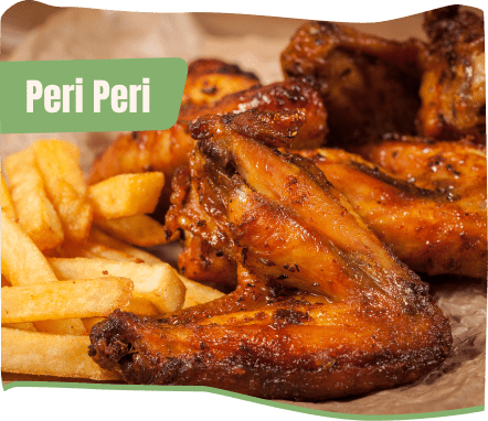 Peri peri chicken available at Pizza Bank (Sheldon) Peri peri chicken available at Pizza Bank (Sheldon)
