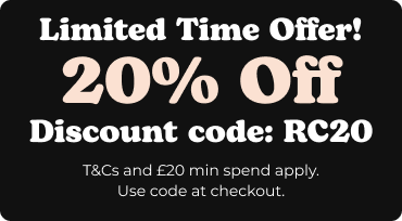 Get 20% off when you use the code RC20 and spend over £20! T&Cs apply.