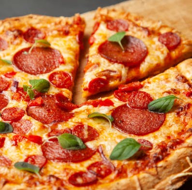 Hot pizzas, customise yours or choose from our wide variety on our menu!