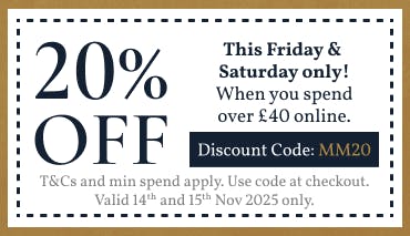 20% off online orders 20% off online orders with code MM20