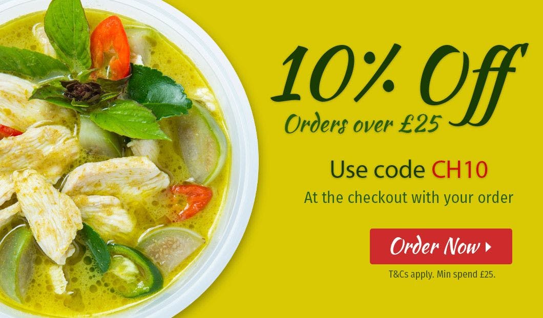 10% off orders over £25!