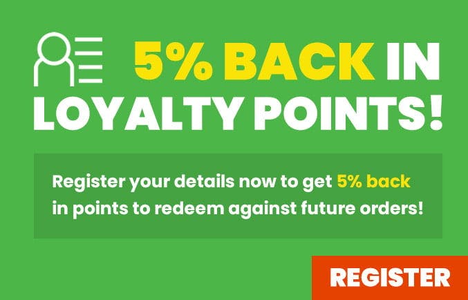 Earn and redeem loyalty points with your online orders! Register today!