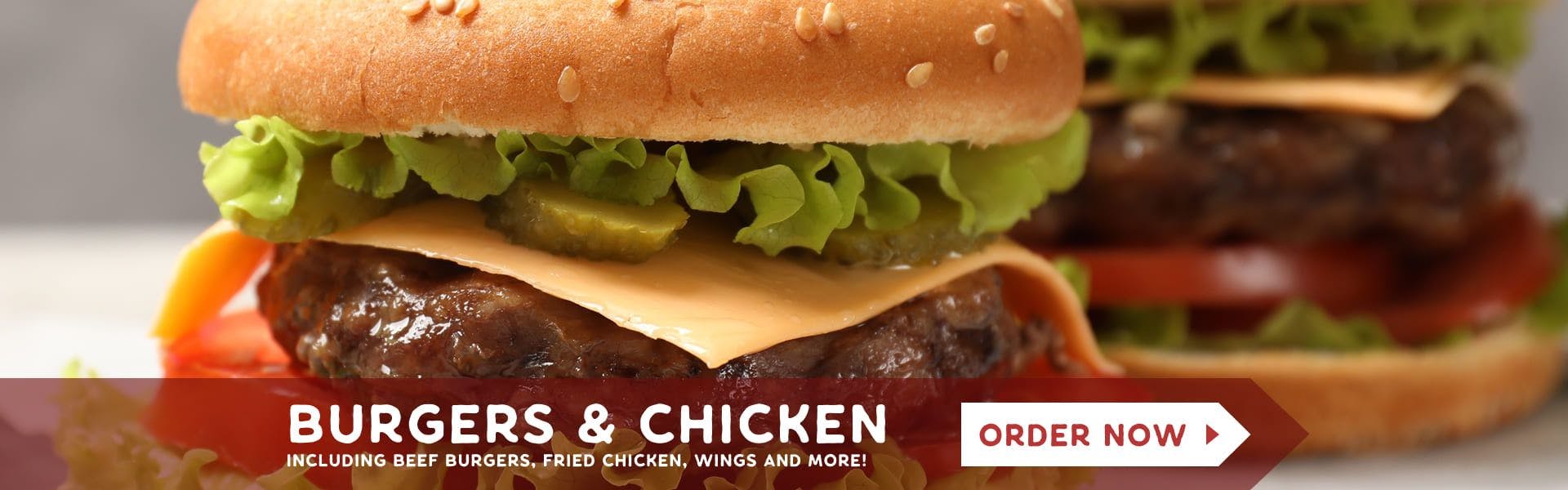 Burgers, fried chicken, wings and more, right here at Fish Plaice