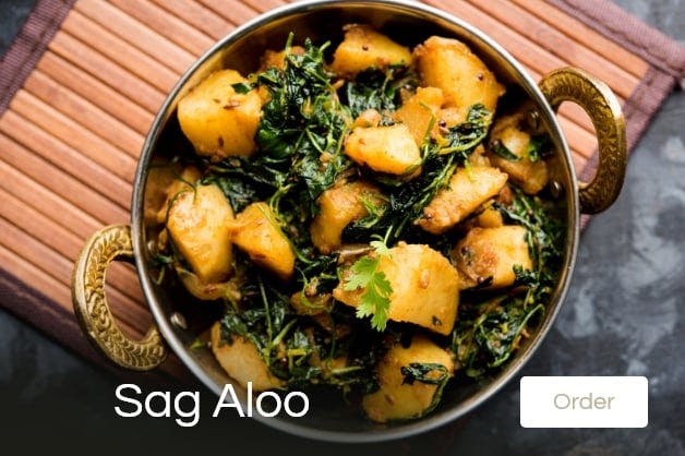 Amazing and tasty Sag Aloo, try it now!