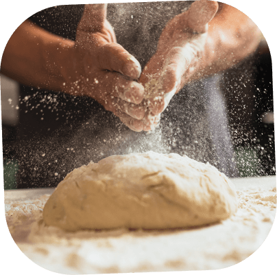 Pizza made with high quality fresh dough every time. Start your order or book a table now