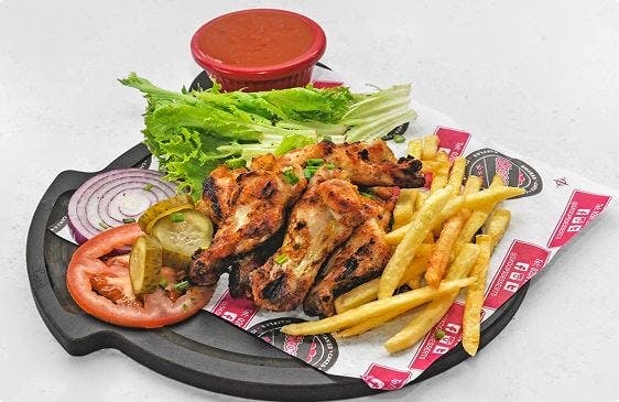 Order mains online at Skoops in Leatherhead