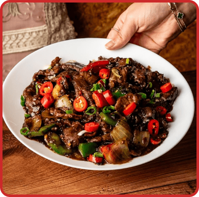Order crispy shredded beef from Greedy Panda in Barking