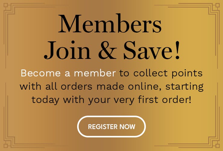 Become a member with Taste of Persia to collect points 
with all orders made online, starting 
today with your very first order! 