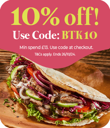 Get 10% off your online order for collection or delivery from Best Taste Kebab and Pizza!