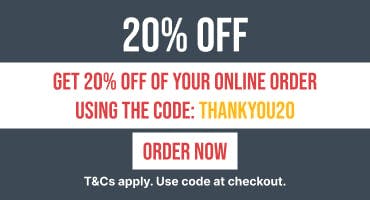 Get 20% off using the code THANKYOU20